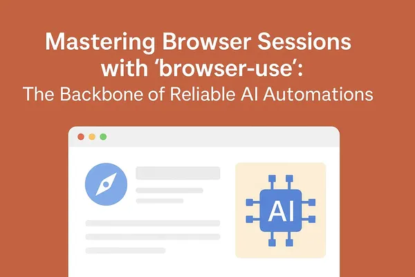 img of Mastering Browser Sessions with browser-use for Reliable AI Automations